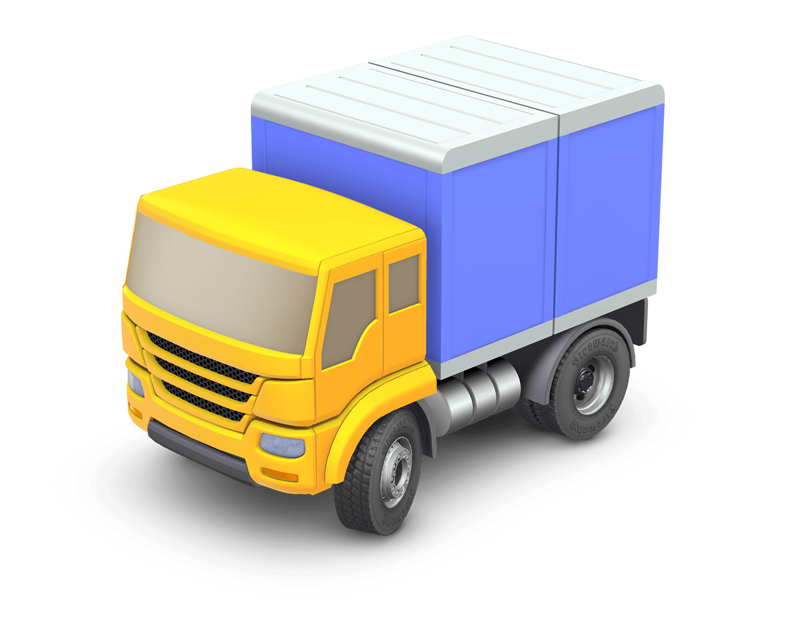 Transmit truck illustration