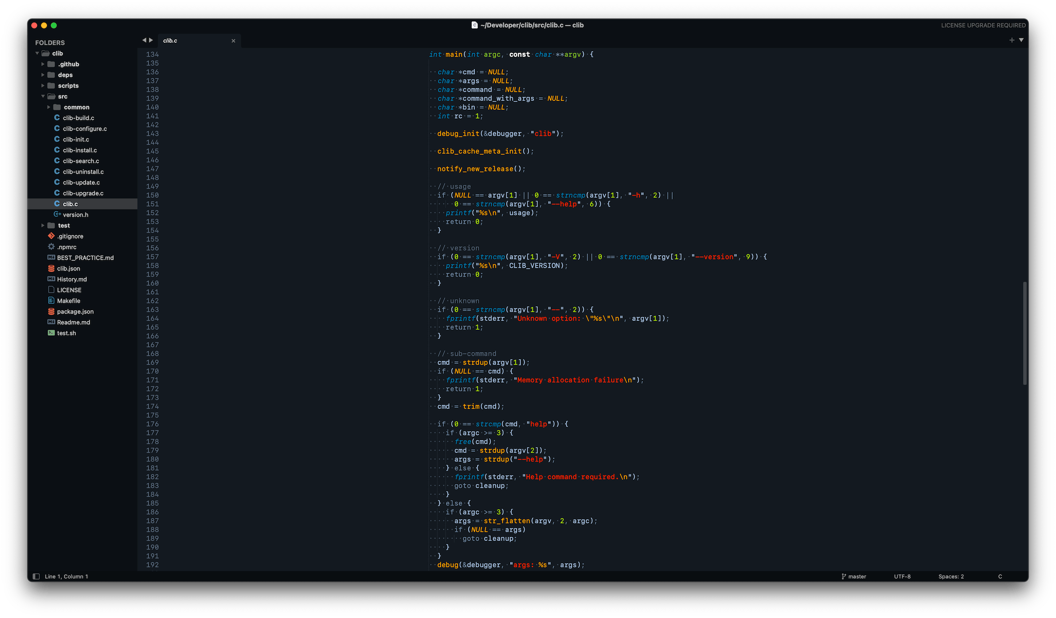 Tron Legacy 4 C Syntax Example