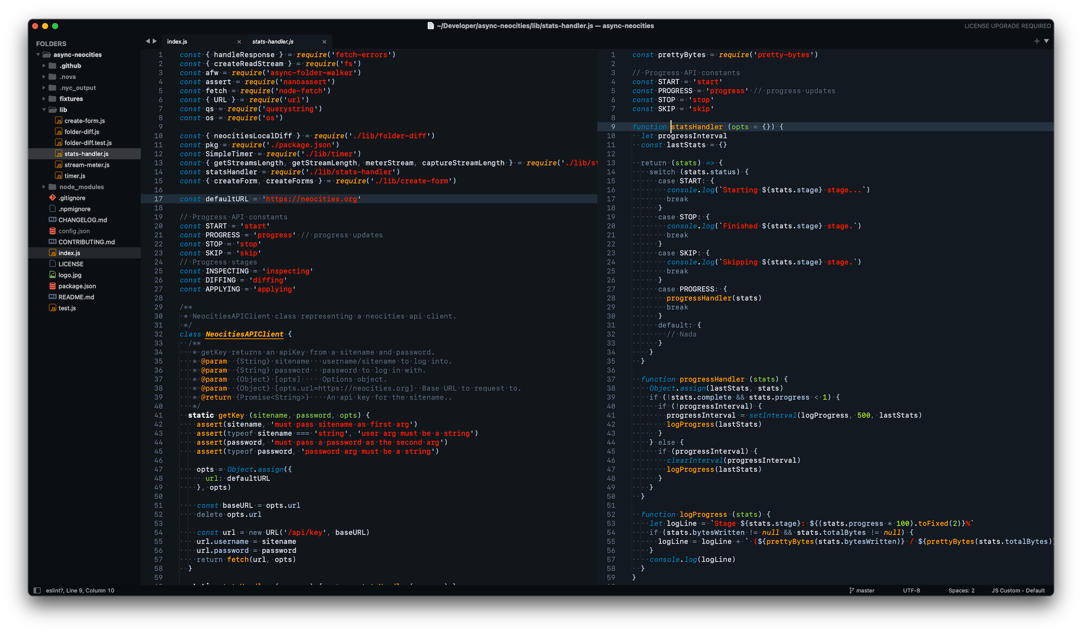 Tron Legacy 4 JS Syntax Example